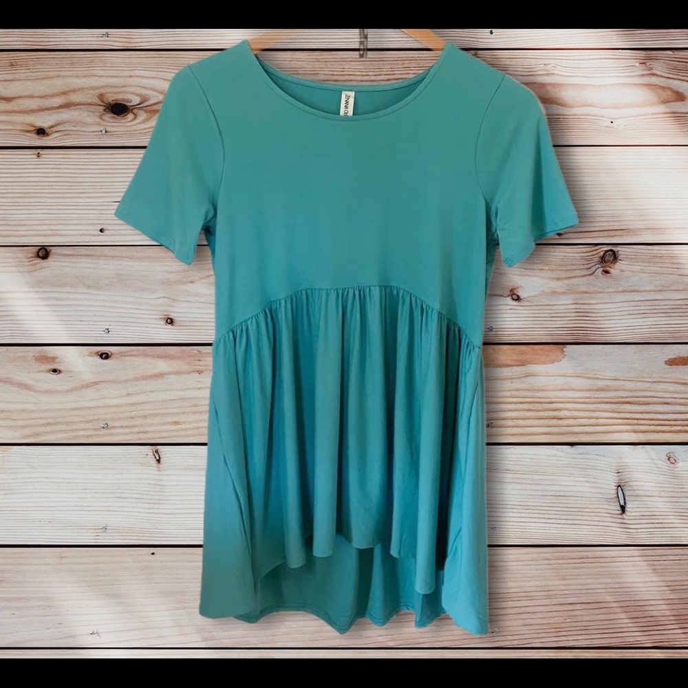 Brand New Mint Babydoll Tunic Top Shirt Dress